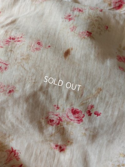 画像10: アンティークローズ柄フレンチカーテンC（260×111）