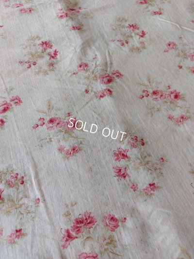 画像4: アンティークローズ柄フレンチカーテンC（260×111）