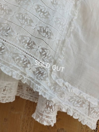 画像4: アンティークレースベビードレス