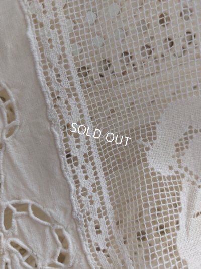 画像18: アンティークエンジェルフィレレースクロス