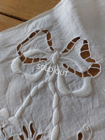 画像4: アンティーク花かご柄リネンカーテン