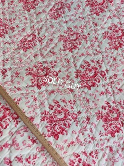 画像5: アンティークローズ柄フレンチキルト