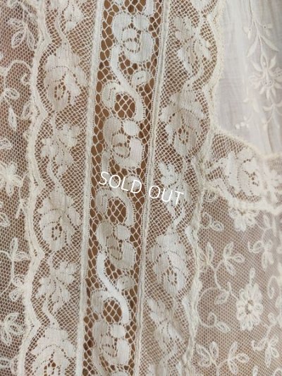 画像17: アンティークノルマンディレースカーテン