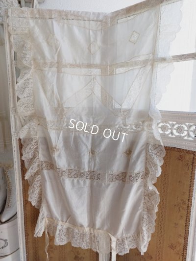 画像12: アンティークレース装飾シルクケース