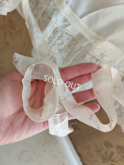 画像14: アンティークレース装飾シルクケース