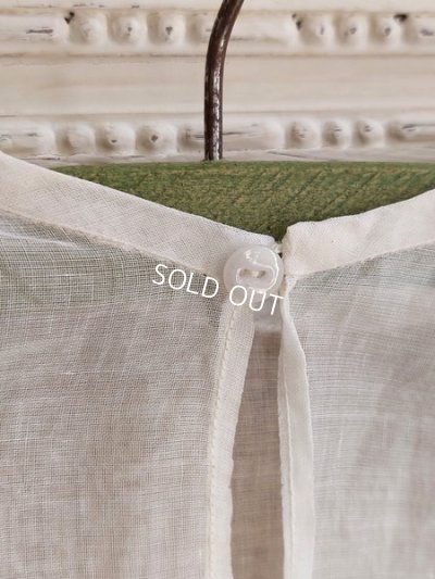 画像5: アンティークすずらん刺繍ベビードレス