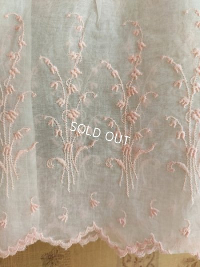 画像7: アンティークすずらん刺繍ベビードレス