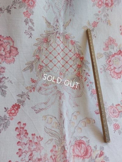 画像6: アンティーク花かご柄カーテン