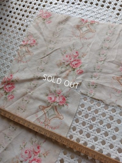 画像9: アンティークフレンチ花柄ファブリックはぎれセット