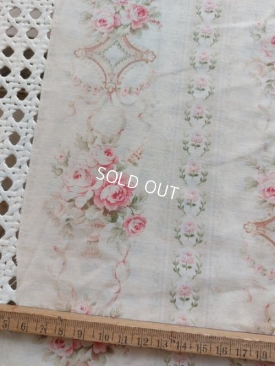 画像8: アンティークフレンチ花柄ファブリックはぎれセット