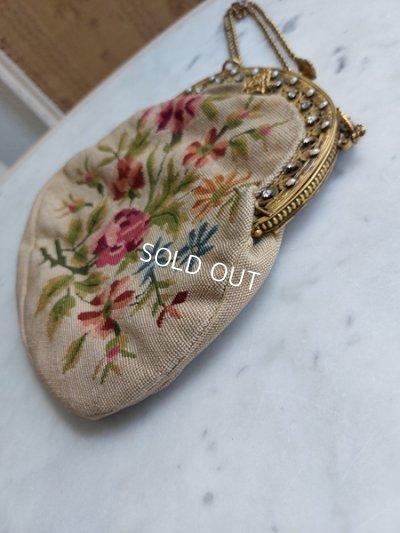 画像15: アンティークプチポワンバッグ