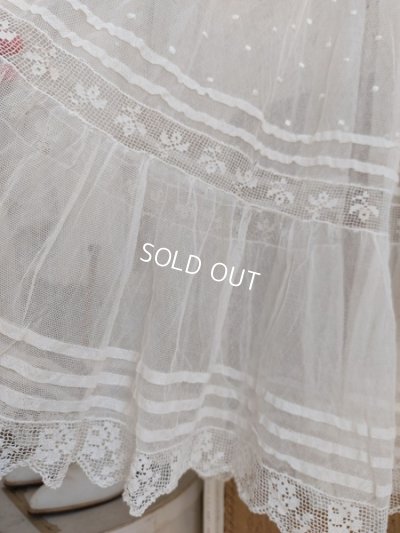 画像10: アンティーク洗礼式用レースベビードレス