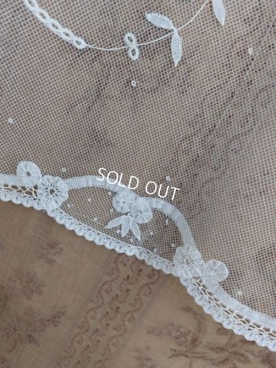 画像9: アンティークレースベール