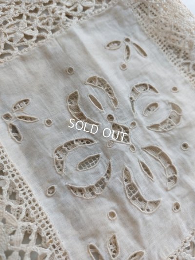 画像3: アンティークエンジェルフィレレースクロス