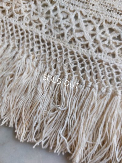 画像4: アンティークエンジェルフィレレースクロス