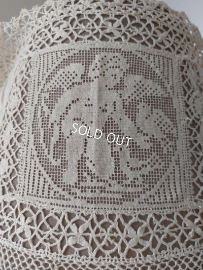 画像5: アンティークエンジェルフィレレースクロス