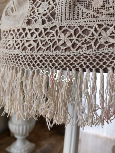 画像10: アンティークエンジェルフィレレースクロス