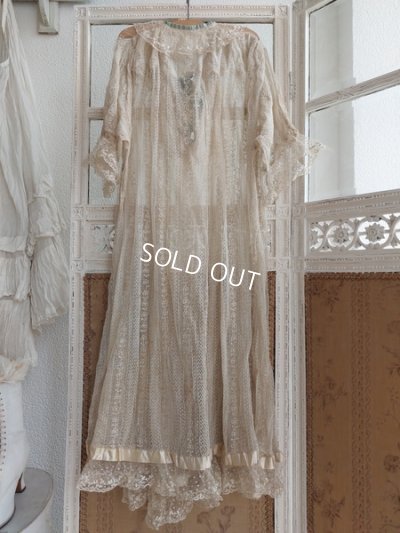 画像11: アンティーク総レースドレス