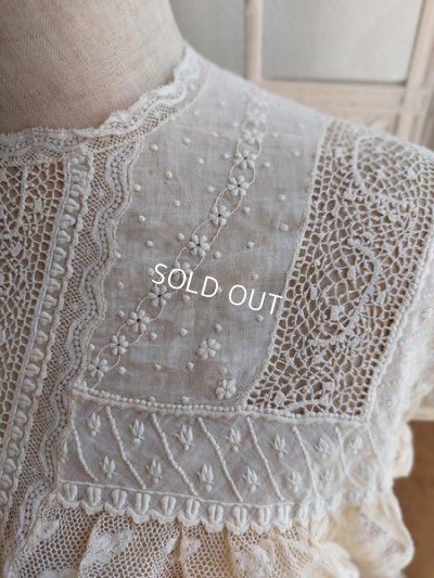 画像4: アンティークレース付け襟