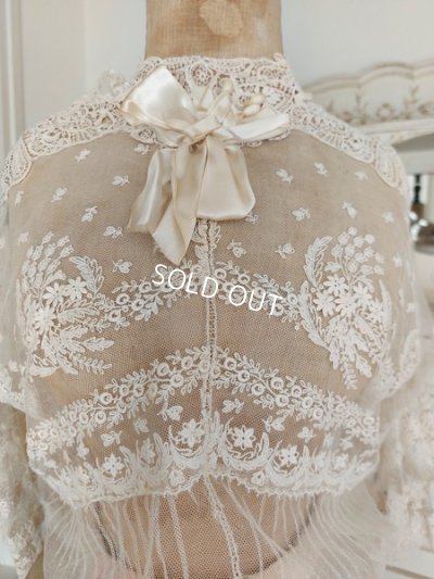 画像2: アンティークレースボディス