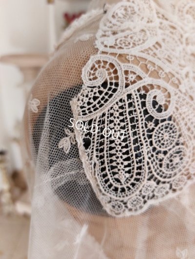 画像22: アンティークレースボディス