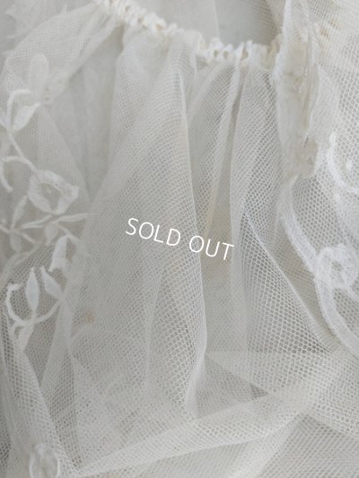 画像13: アンティークレースベール