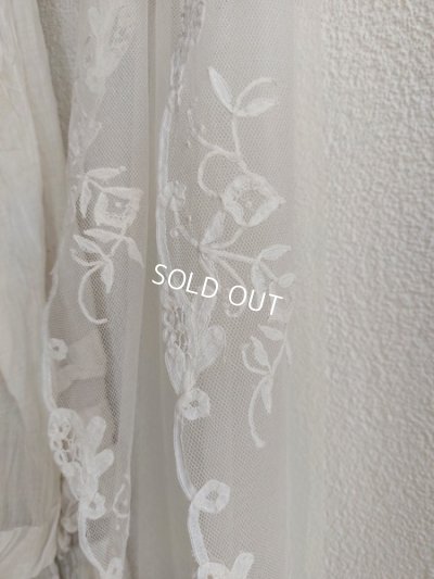 画像3: アンティークレースベール