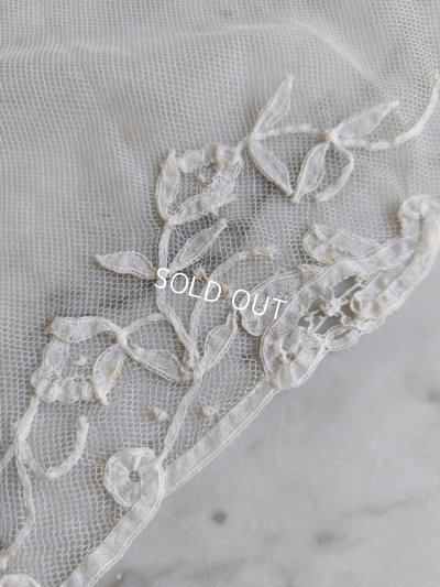 画像9: アンティークレースベール