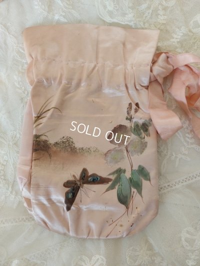 画像2: アンティークシルクポーチ