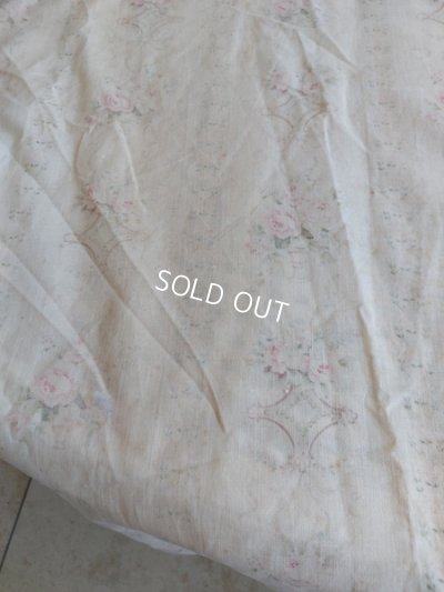 画像14: アンティークフレンチローズ柄ファブリック