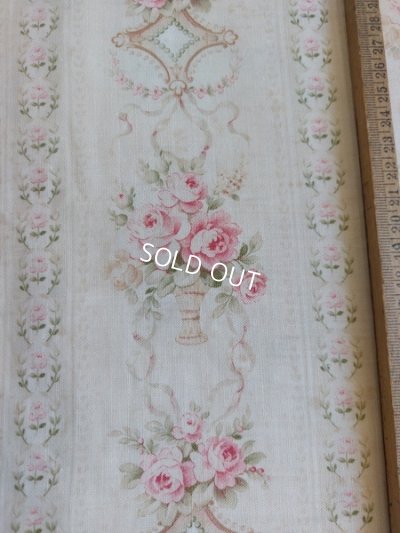 画像4: アンティークフレンチローズ柄ファブリック