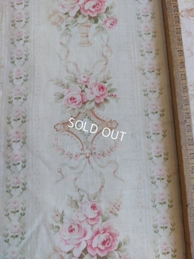 画像5: アンティークフレンチローズ柄ファブリック