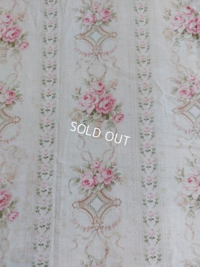 画像3: アンティークフレンチローズ柄ファブリック