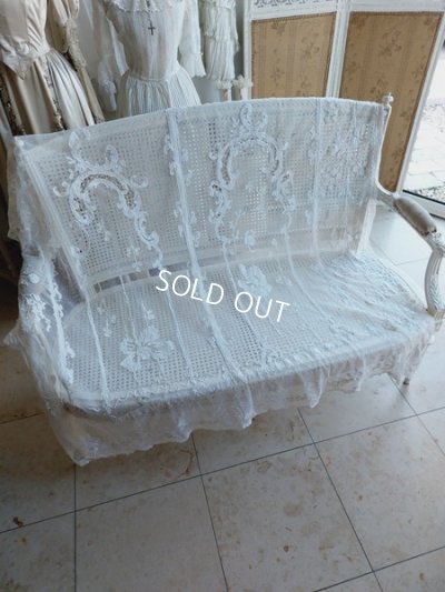 画像2: アンティークレースカーテン