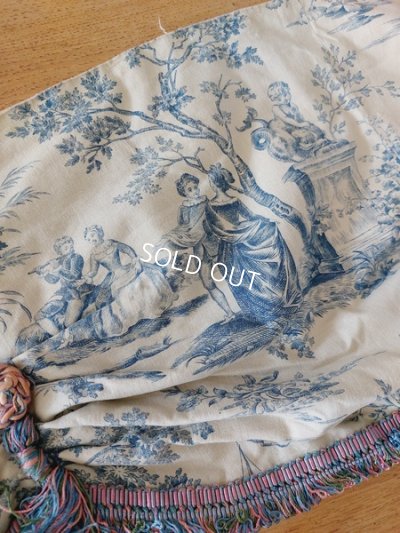 画像13: アンティークトワルドジュイ柄カーテン