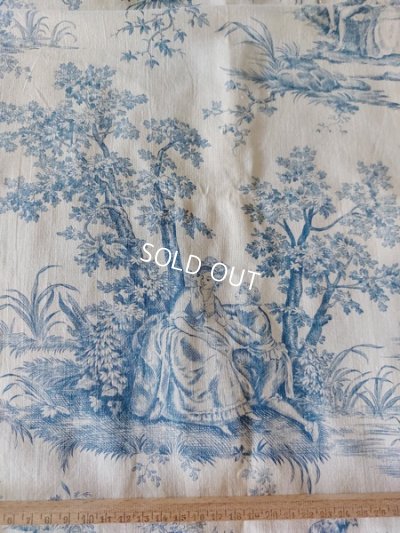 画像27: アンティークトワルドジュイ柄カーテン
