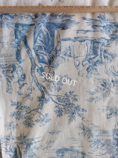 画像28: アンティークトワルドジュイ柄カーテン