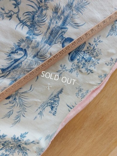 画像22: アンティークトワルドジュイ柄カーテン