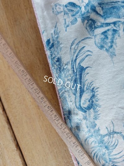 画像44: アンティークトワルドジュイ柄カーテン