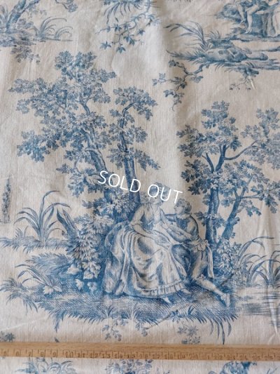 画像37: アンティークトワルドジュイ柄カーテン