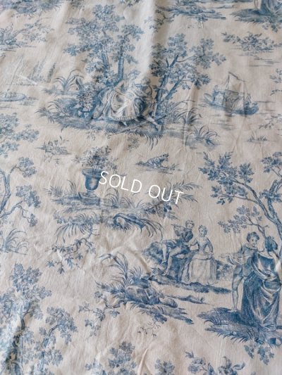 画像42: アンティークトワルドジュイ柄カーテン