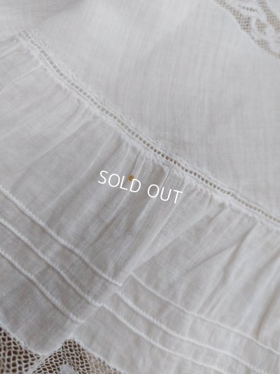 画像9: アンティークレースベビーケープ