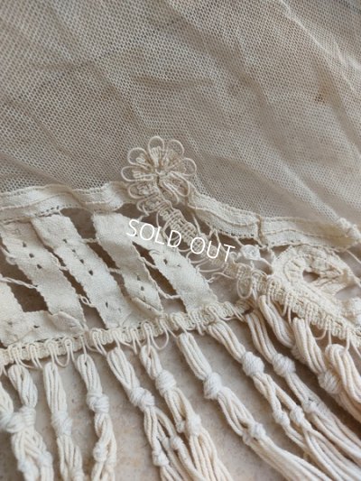 画像2: アンティークレースカーテン