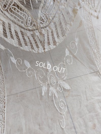 画像10: アンティークレースカーテン