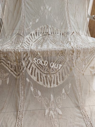 画像13: アンティークレースカーテン