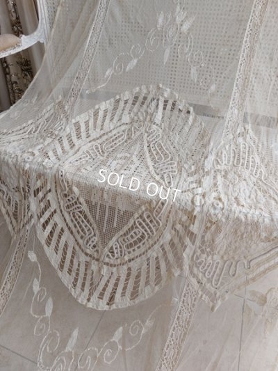 画像15: アンティークレースカーテン