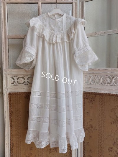 画像13: アンティークレースドレス