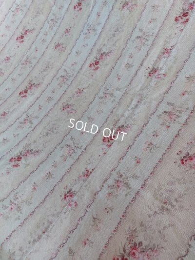 画像8: アンティークフレンチ花柄カーテン