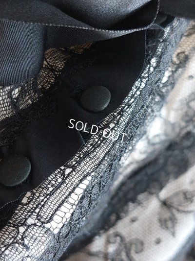 画像19: アンティーク総レースボディス