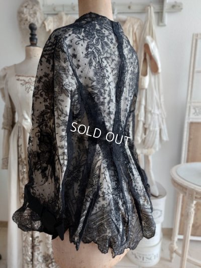 画像2: アンティーク総レースボディス